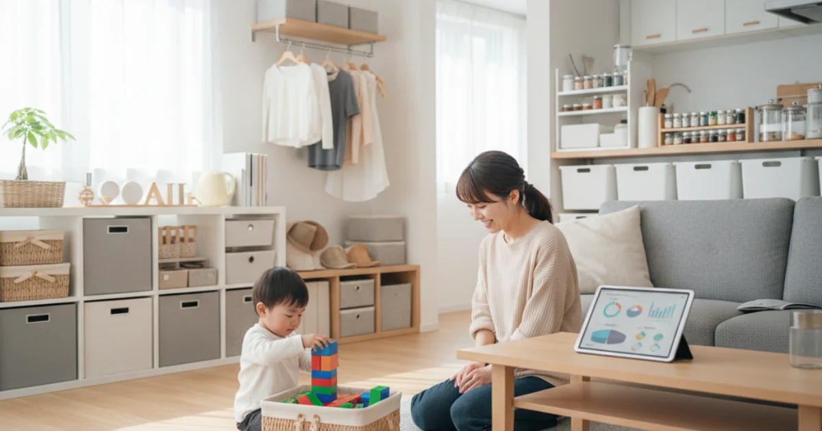 時間を半分に！家事の時短を実現する整理収納術を徹底レビュー！育児中ママも必見！