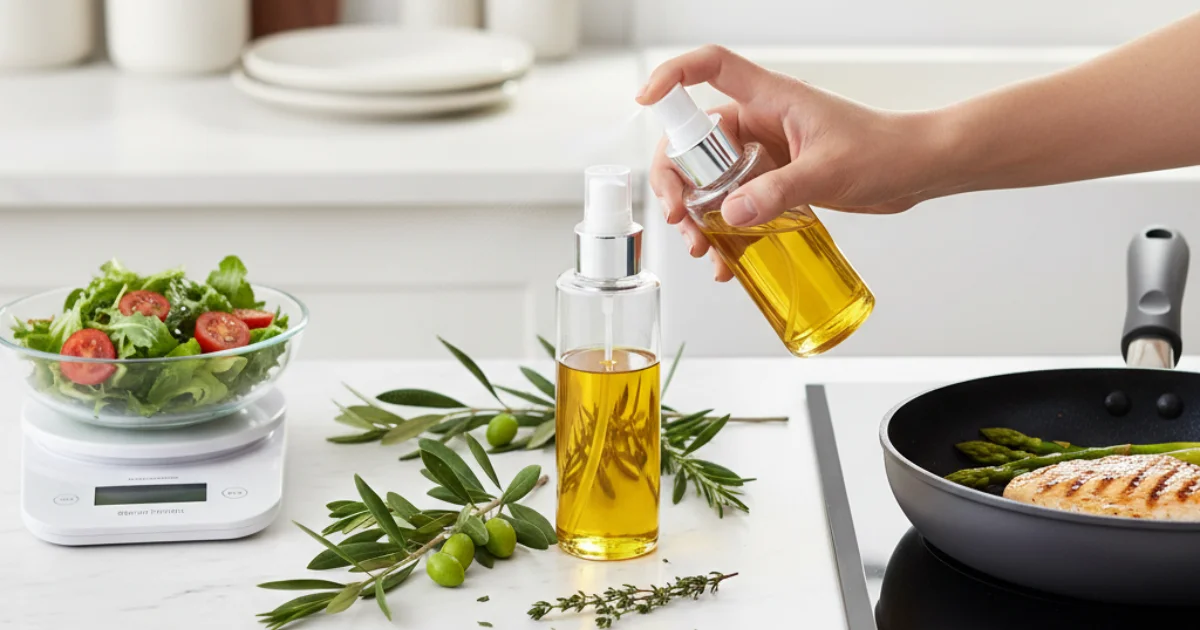 スプレー式オリーブオイルで本当にカロリーオフ？ベテランレビュアーが徹底検証！