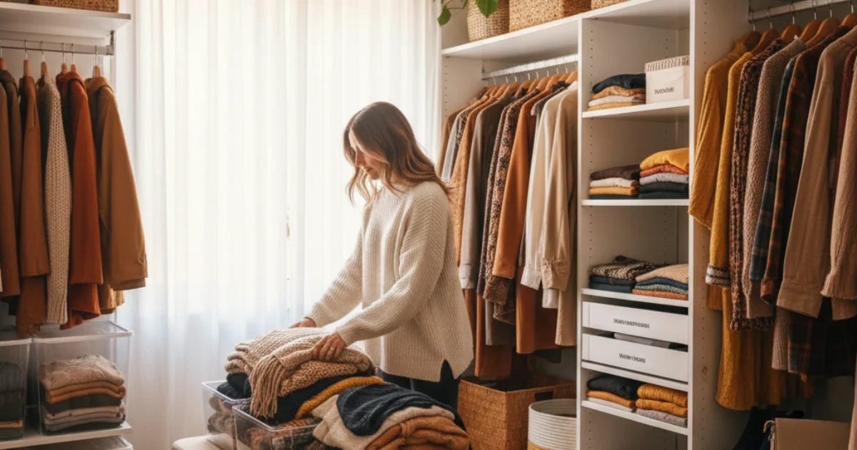 【もう迷わない！】プロが教える秋の衣替え完全ガイド：5つのステップでクローゼットが劇的に変わる！