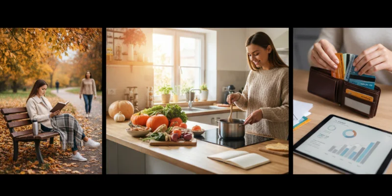 週末に買い出しした食材を下処理し、小分け冷凍する様子。肉や魚に下味をつけたり、野菜をカットしたりする作業風景。