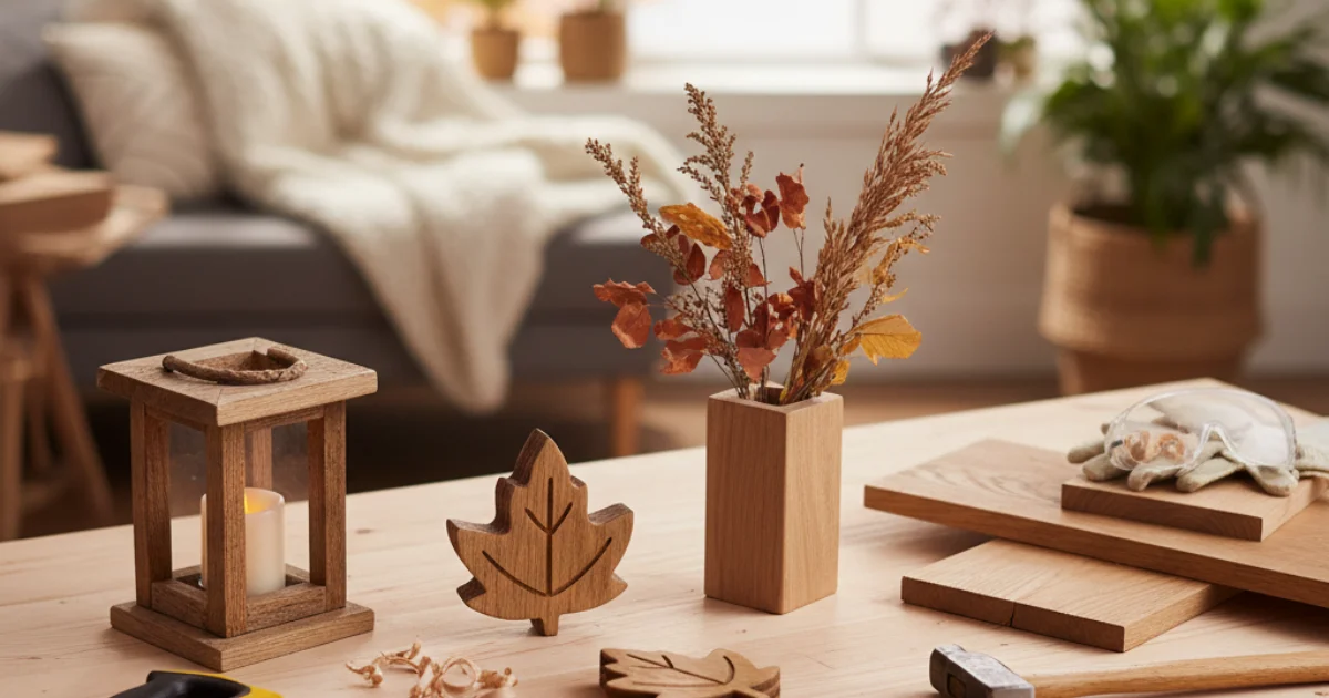 【プロのDIY術】初心者向け秋のウッドクラフト3選｜失敗しない道具と木材の選び方