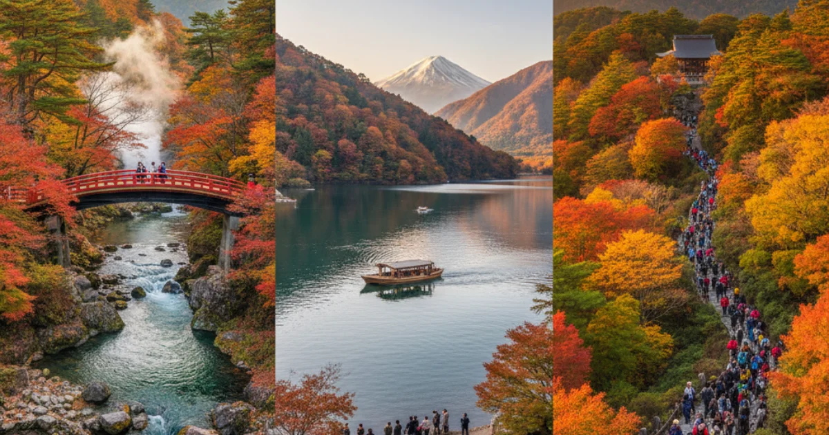 【体験レポ】関東三大紅葉スポットを徹底比較！インスタ映え度、混雑度、穴場情報まで赤裸々レビュー