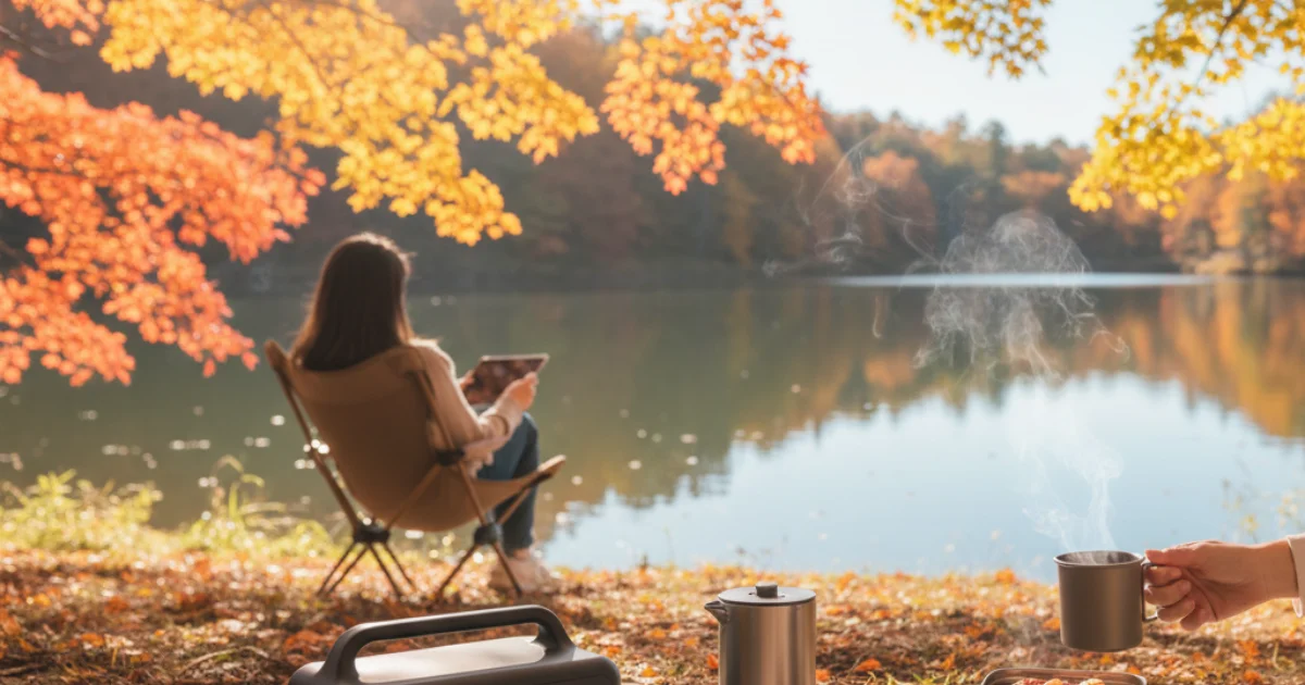 【体験レビュー】秋の紅葉狩りを格上げ！Ankerポータブル電源と過ごす都心近郊の贅沢な1日