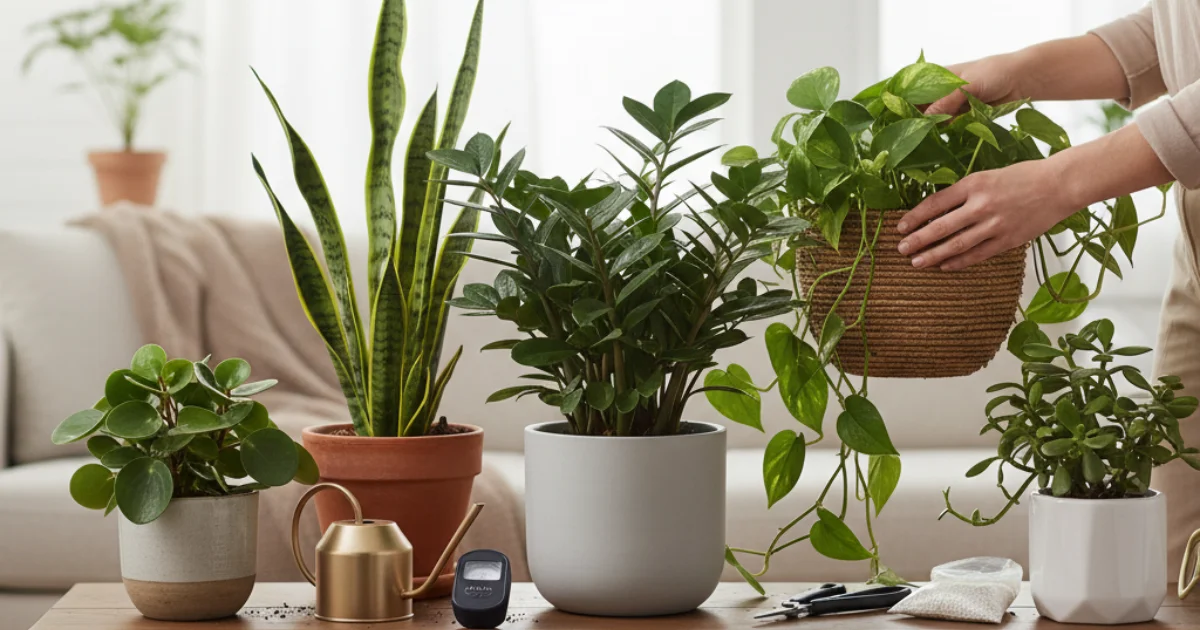 【専門家が解説】初心者でも枯らさない！冬の観葉植物5選とプロが教える簡単お世話術