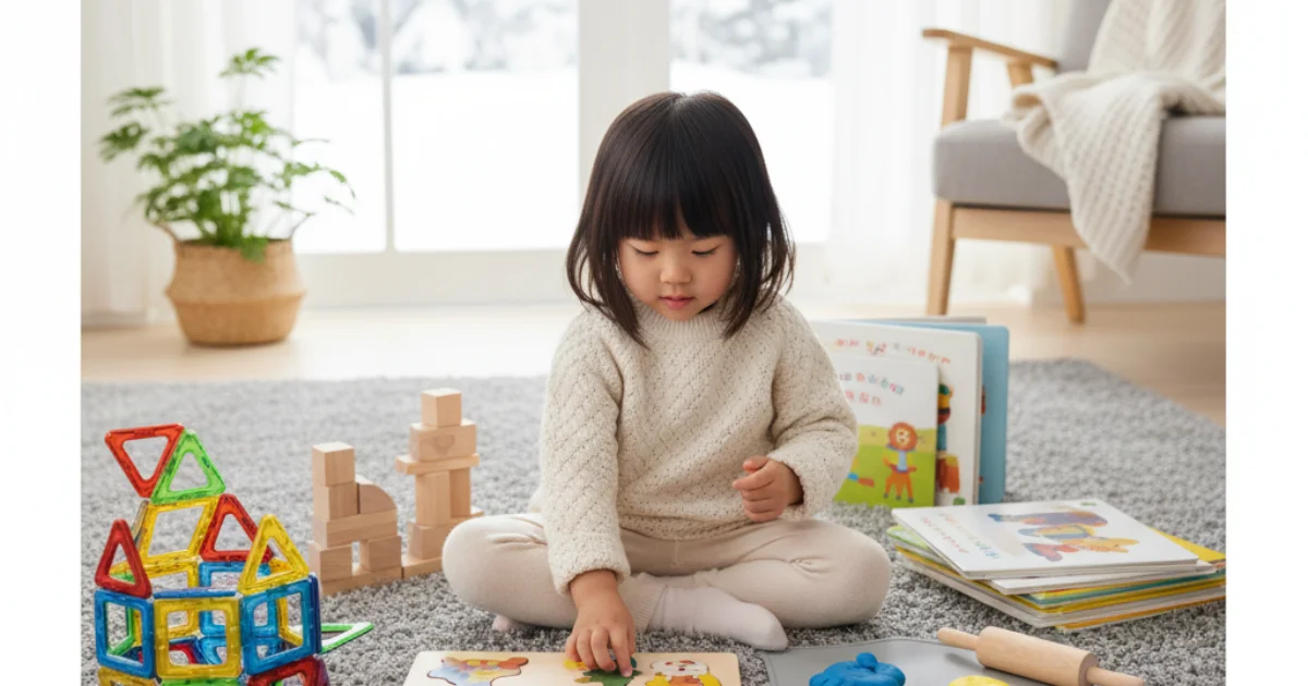 【衝撃体験】3歳児の集中力爆上がり！厳選5つの知育玩具で冬の遊び時間を劇的に変えた話
