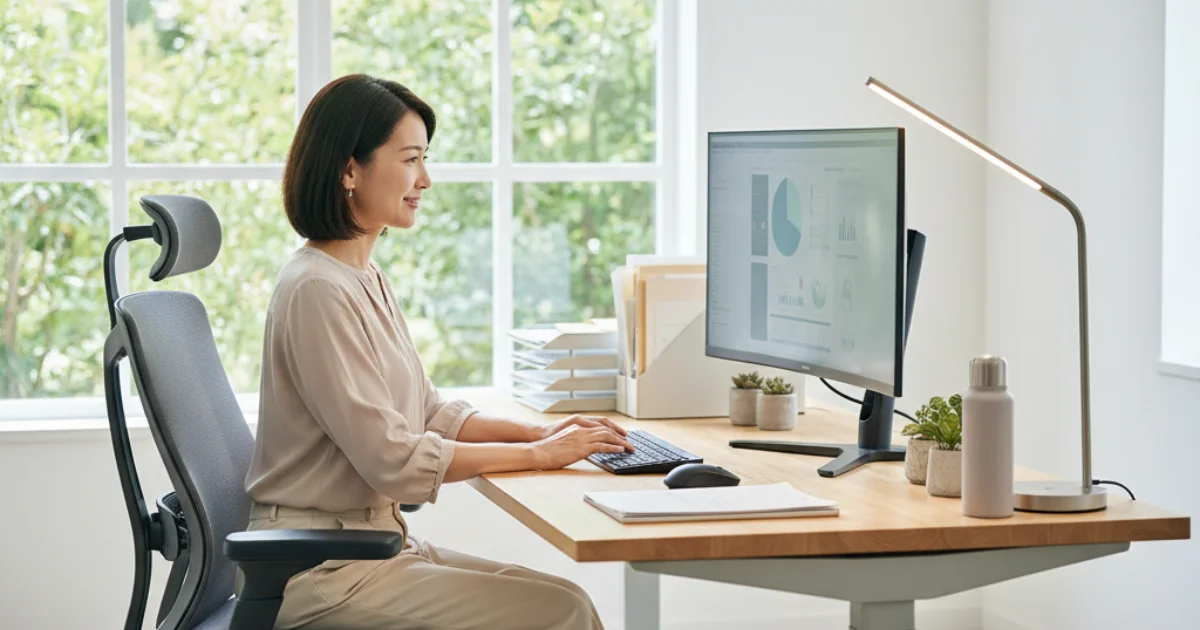 40代主婦が徹底解説！快適なデスク環境を作るためのオフィス用品選び完全ガイド