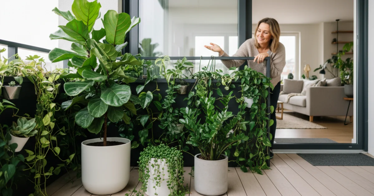 【衝撃体験！】冬枯れベランダが奇跡の緑化！初心者でも簡単な観葉植物3選＆育て方完全ガイド