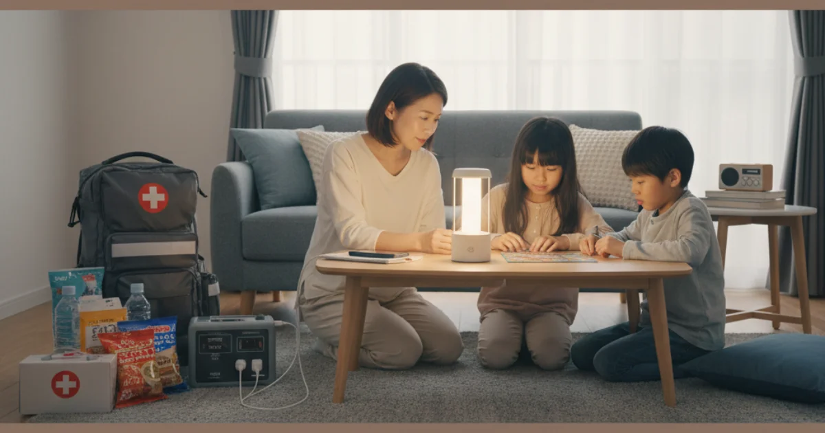 主婦目線で徹底解説！台風シーズンを乗り切るリビング防災【9つのステップ】