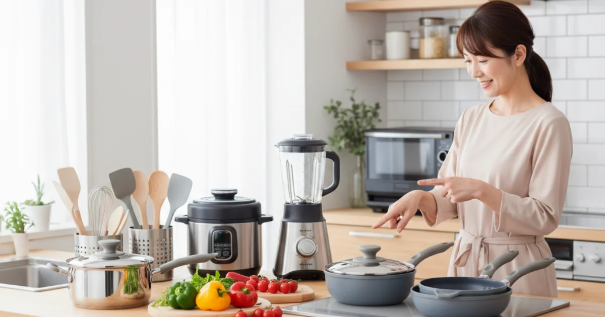 【40代主婦が徹底比較】もう迷わない！毎日の料理が楽になるキッチン用品・調理器具の選び方ガイド